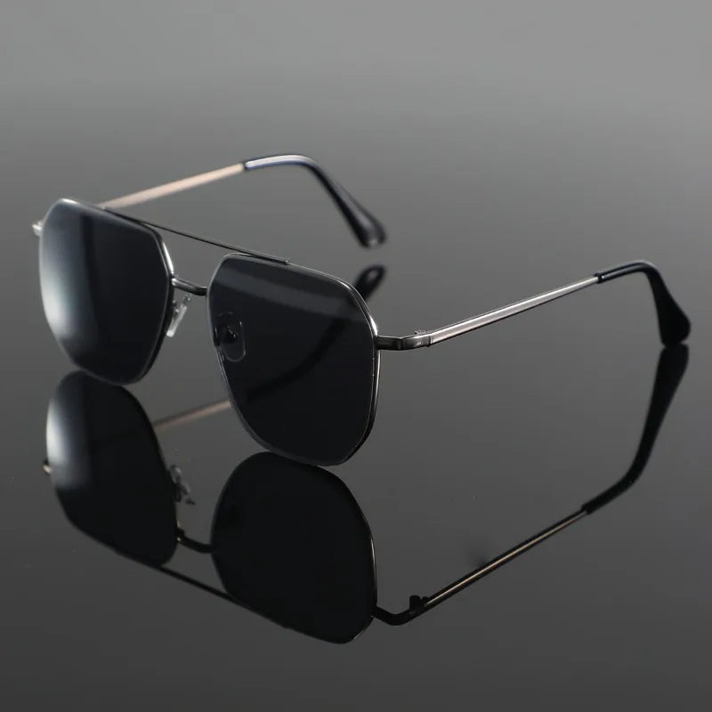 Men's Personalized Polarized Sunglasses UV Resistant Square Sunglasses for Driving