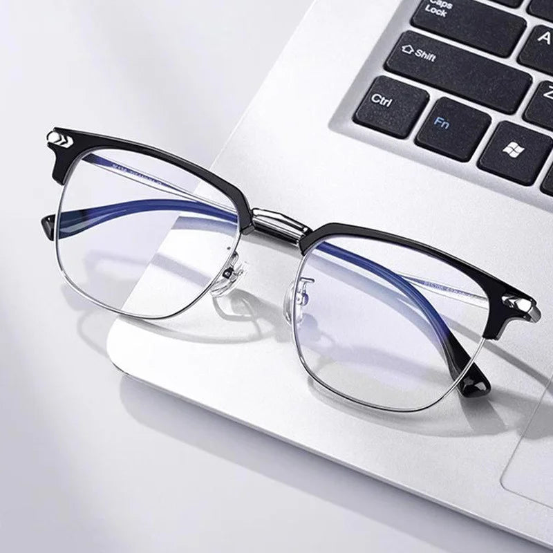 Blue Light Blocking Glasses Square Eyewear Computer Screen Protection for Office Work