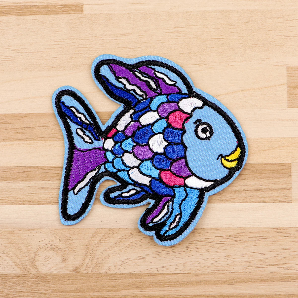 Colorful Fish Iron On Patch Clothes Patch For Clothing Twilight Embroidered Patch Garment Apparel Accessories Sewing Stickers