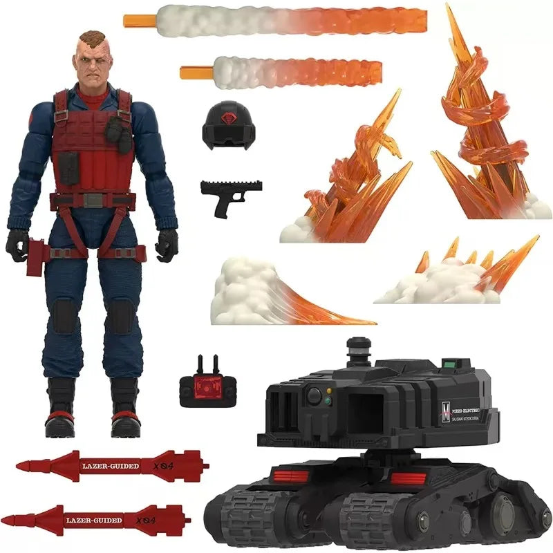 Original Hasbro G.I. Joe Classified Series 74 Scrap-Iron & Anti-Armor Drone Action Toy Figure Model