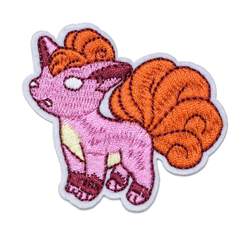 Kawaii Animals Patch Anime Game Embroidered Patches For Clothing DIY Iron on Patches For Clothes Cartoon Patch Stickers