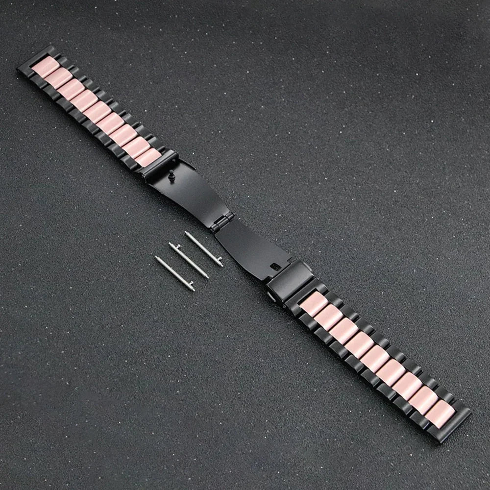 22mm Black Pink Bracelet Strap Redmi Watch 5/5 Lite & 3 Active/3 Lite Wristband