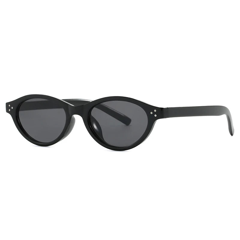 JNPCXI Retro Cat Eye Sunglasses Fashion Trendy Small Frame Sunglasses Punk Cat Eyes Sun Shade Sun Protection Glasses