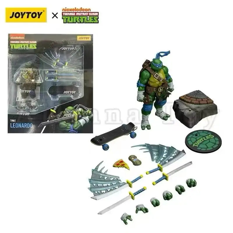 JOYTOY 1/18 Action Figure Turtles-Michelangelo Donatello Leonardo Raphael Anime