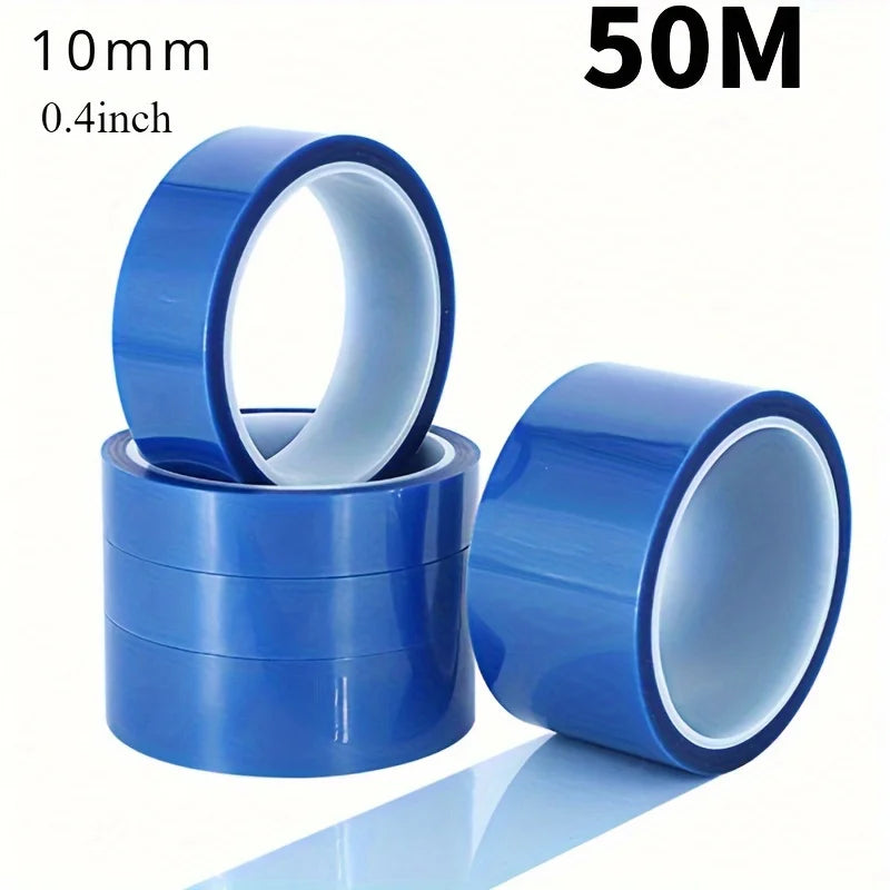 50M Premium Heat Transfer Tape - High-Temperature Resistant, No-Residue Adhesive For DIY Crafts & Sublimation Projects