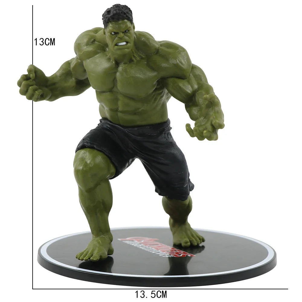 Superhero Spiderman Ironman Captain America Hulk War Machine Hero Action Figures