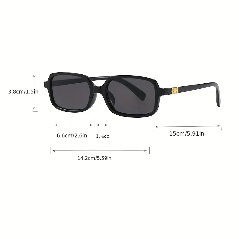 Casual and Versatile Small Frame Black Gray Fashionable and Personalized Women's Dressing Glasses