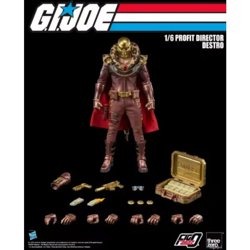 Original Hasbro Threezero FigZero G.I. Joe Series 1/6 PROFIT DIRECTOR DESTRO Action Toy Figure Mode Collection