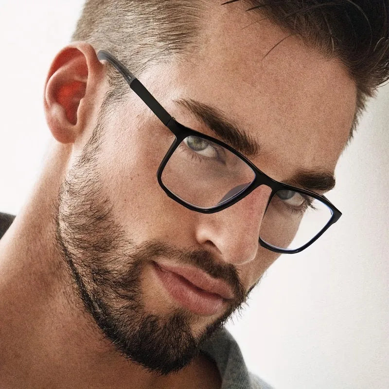 8pcs Super Value Rectangle Simple Sport Non-Slip Presbyopia Glasses - Multiple Pairs for Middle-Aged and Elderly Men and Women