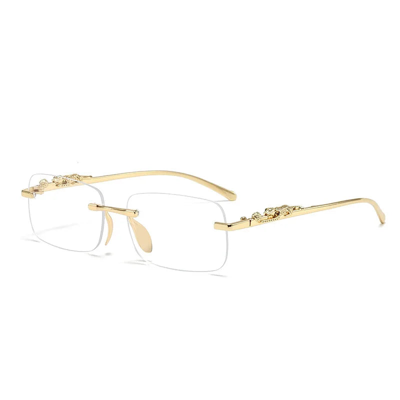 Photochromic Anti Radiation Glasses for Men and Women Simple Square Anti-blue Transition Eyeglasses Outdoor Shade Sunglasses