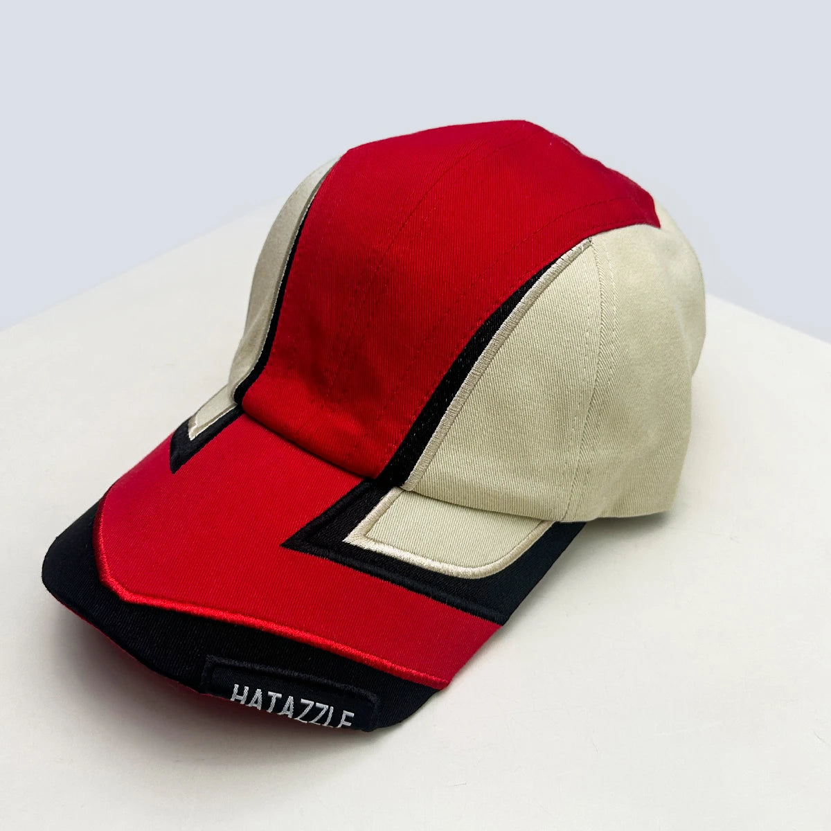 New Unisex Hip Hop Letter Flame Flag Baseball Hats Sunshade Personal Versatile Color Block Peaked Caps Niche Fashion Retro ins