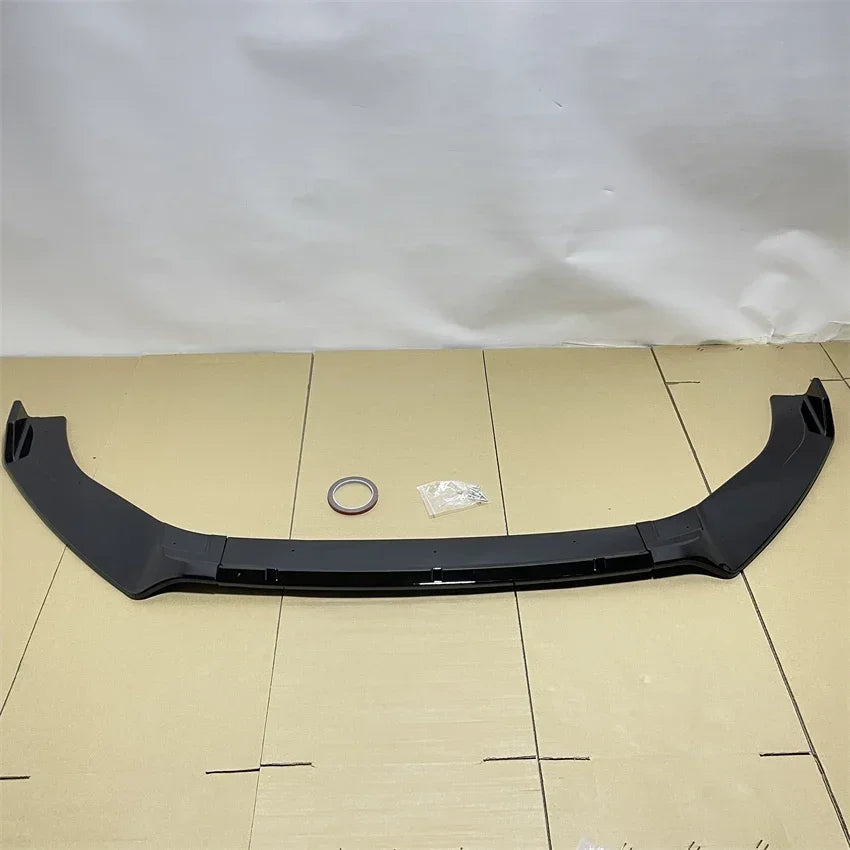 For VW Golf 7 7.5 MK7 MK7.5 GTI GTD R R-Line 2012-2020 Car Front Bumper Splitter Lip Spoiler Body Kit For Volkswagen Gloss Black