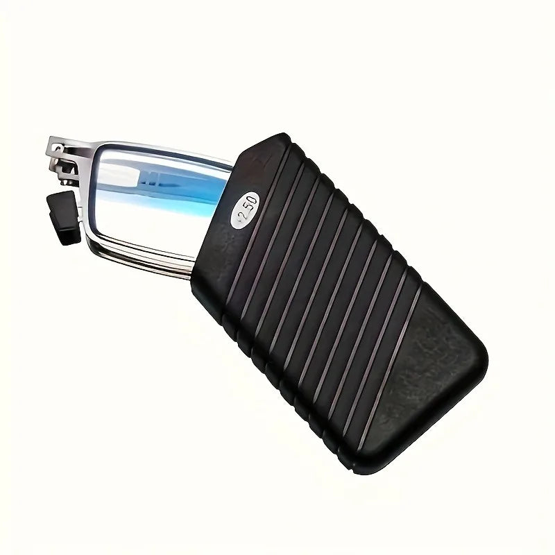 3PCS Compact Metal Folding Glasses Easy To Carry and Suitable for Both Men and Women Unique Design As A Gift Trendy Accessory