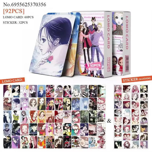 92pcs Japanese Manga NANA HD Photo Card Album Komatsu Nana & Oosaki Collectible LOMO Cards Fan Gift Set