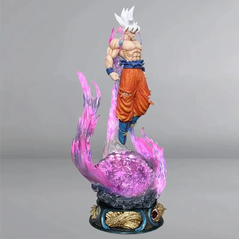 10" Dragon Ball Super Saiyan Son Goku Figure PVC Model Statue Collectible Scene