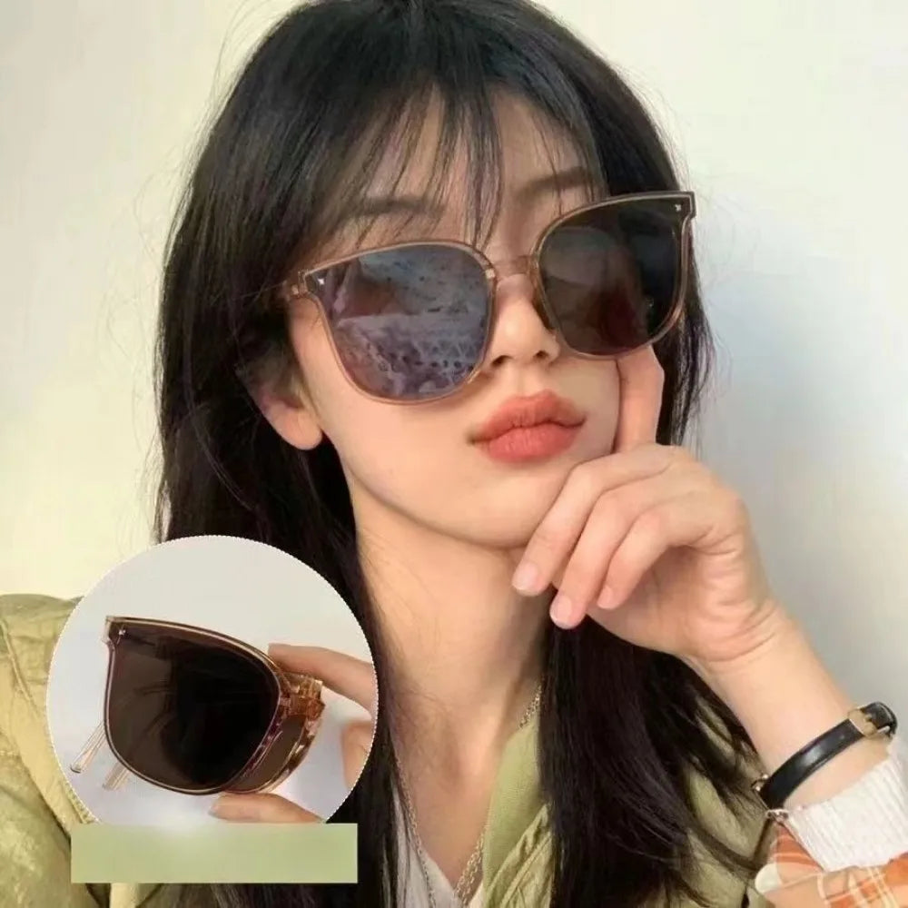 UV Protection Glasses Outdoor Unisex Fashion Vintage Folding Sunglasses Glasses