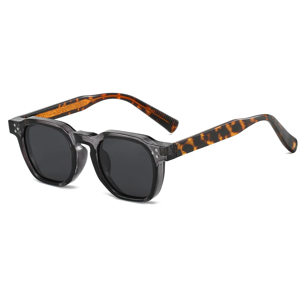 JNPCXI Wholesale New Square Retro Sunglasses Men Fashion Punk Sun Glasses Women Travel Eyewear Lunette De Soleil Femme UV400