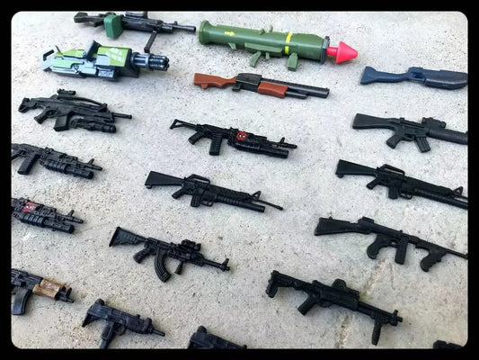 Lot of Random Sword Machine Guns Weapons Weapon Suit for 6" Scale Action Figure