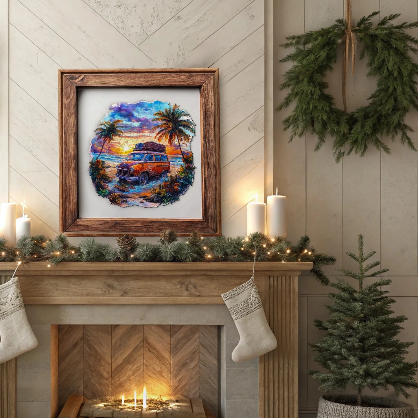 Interesting Wooden Jigsaw Puzzle Artistic Home Decor Christmas and Halloween Gift Toy For Teen And Kid