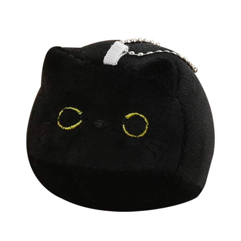 Kawaii Creative Oval Cat Plush Doll Four Baby Cat Pendants In A Big Mother Cat Body Combined Doll Super Soft Gift For Boys Girls