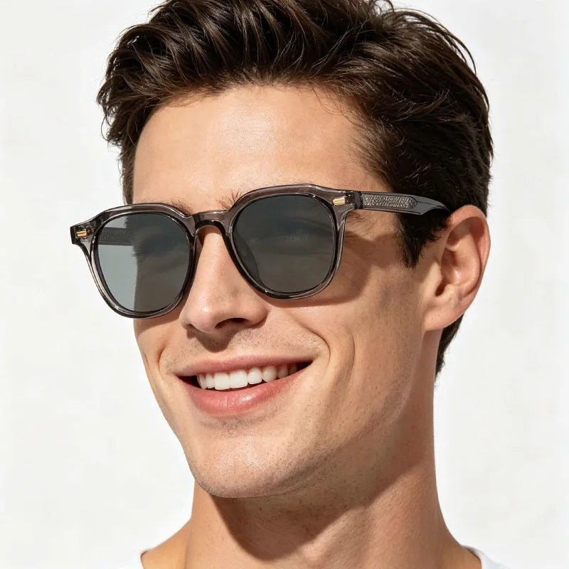 JNPCXI New Fashion Square Punk Sunglasses Men Women Luxury Brand Design Popular Gray Gradient Sun Glasses Travel Eyewear