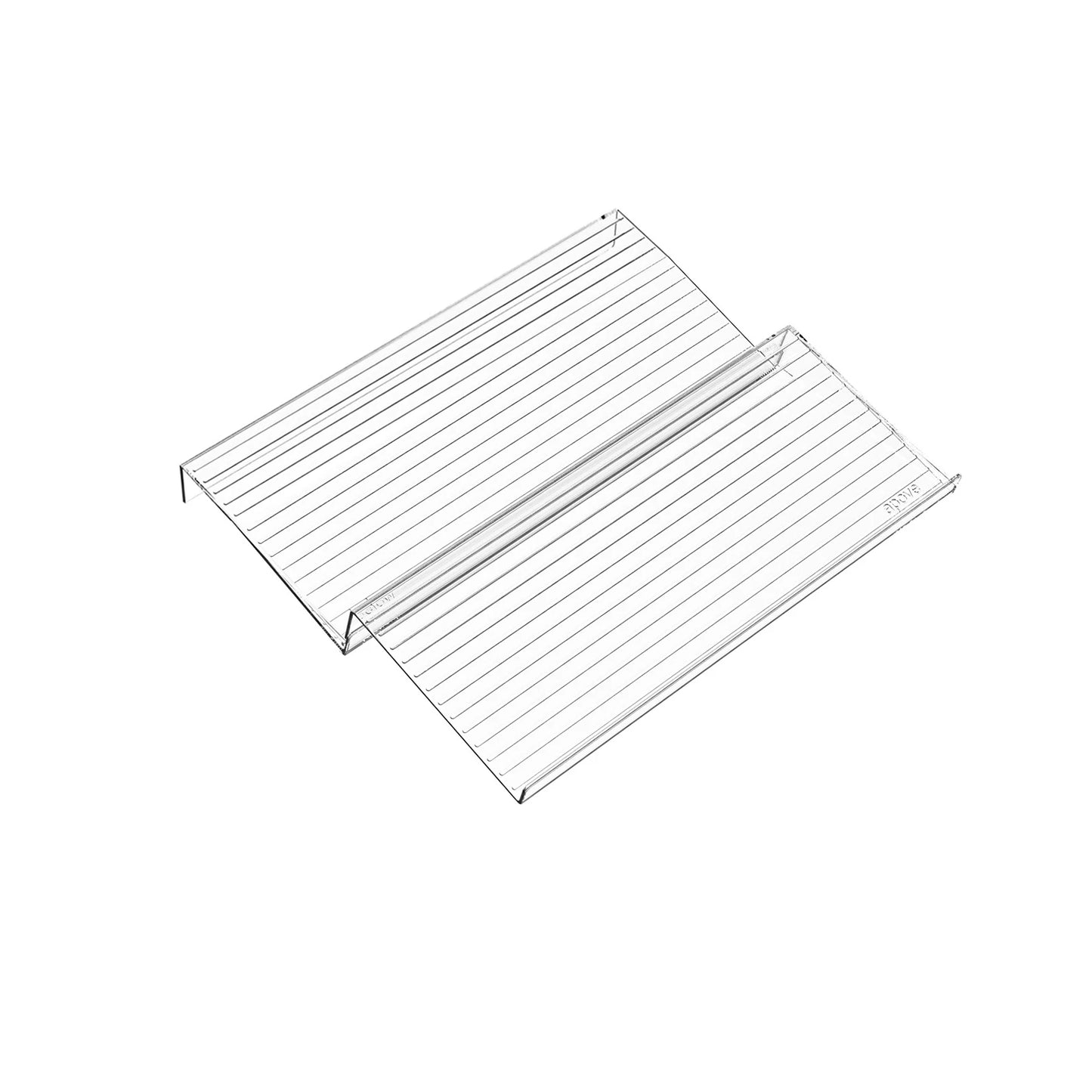 2pcs Expandable Spice Drawer Organizer, Plastic Kitchen Storage - Durable Space-Saving Organizer for Cabinets, Countertops
