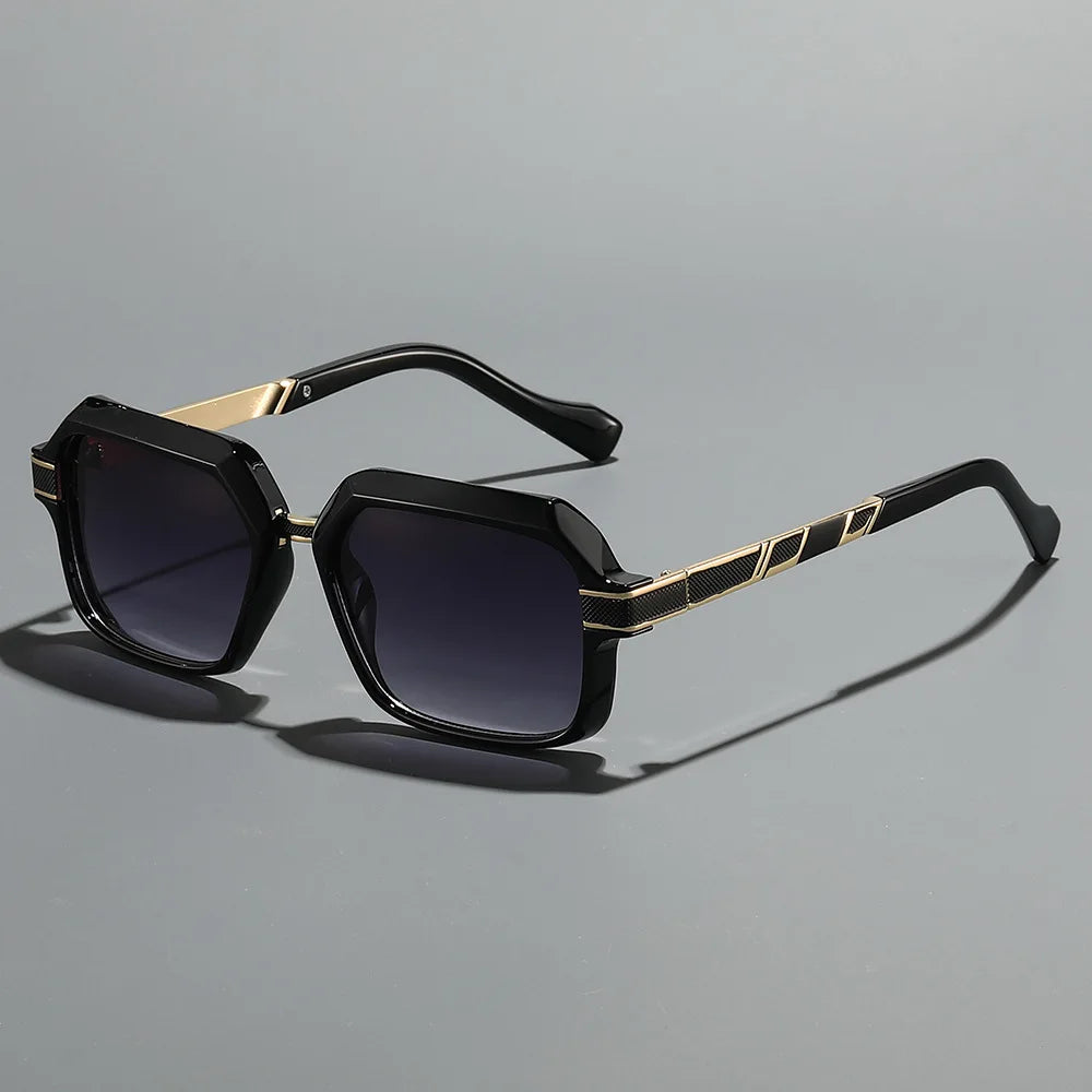 JNPCXI New Men Vintage Square Sunglasses Fashion Retro Sun Glasses Luxury Brand Design Shades Eyewear Women Goggles