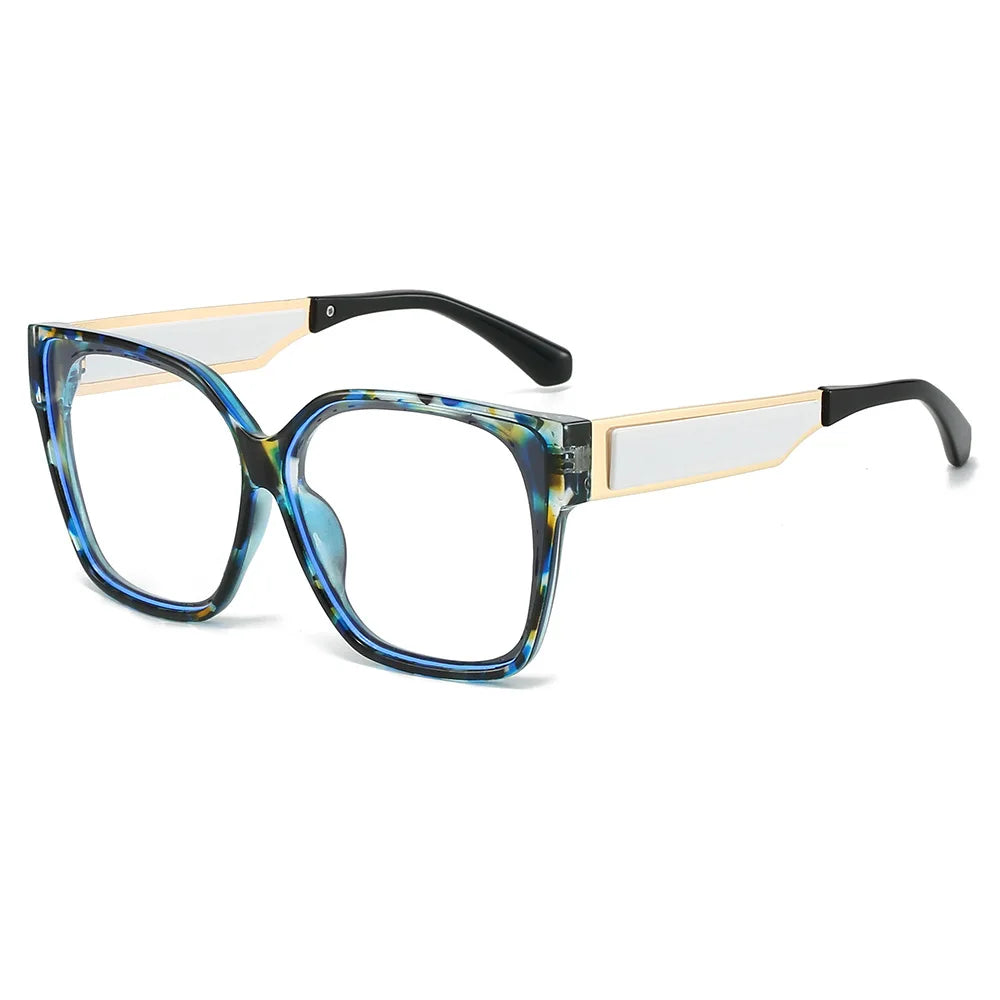 JNPCXI New Fashion Square Women Glasses Frame Clear Anti-Blu-Ray Eyewear Retro Men Optical Frame Computer Goggles