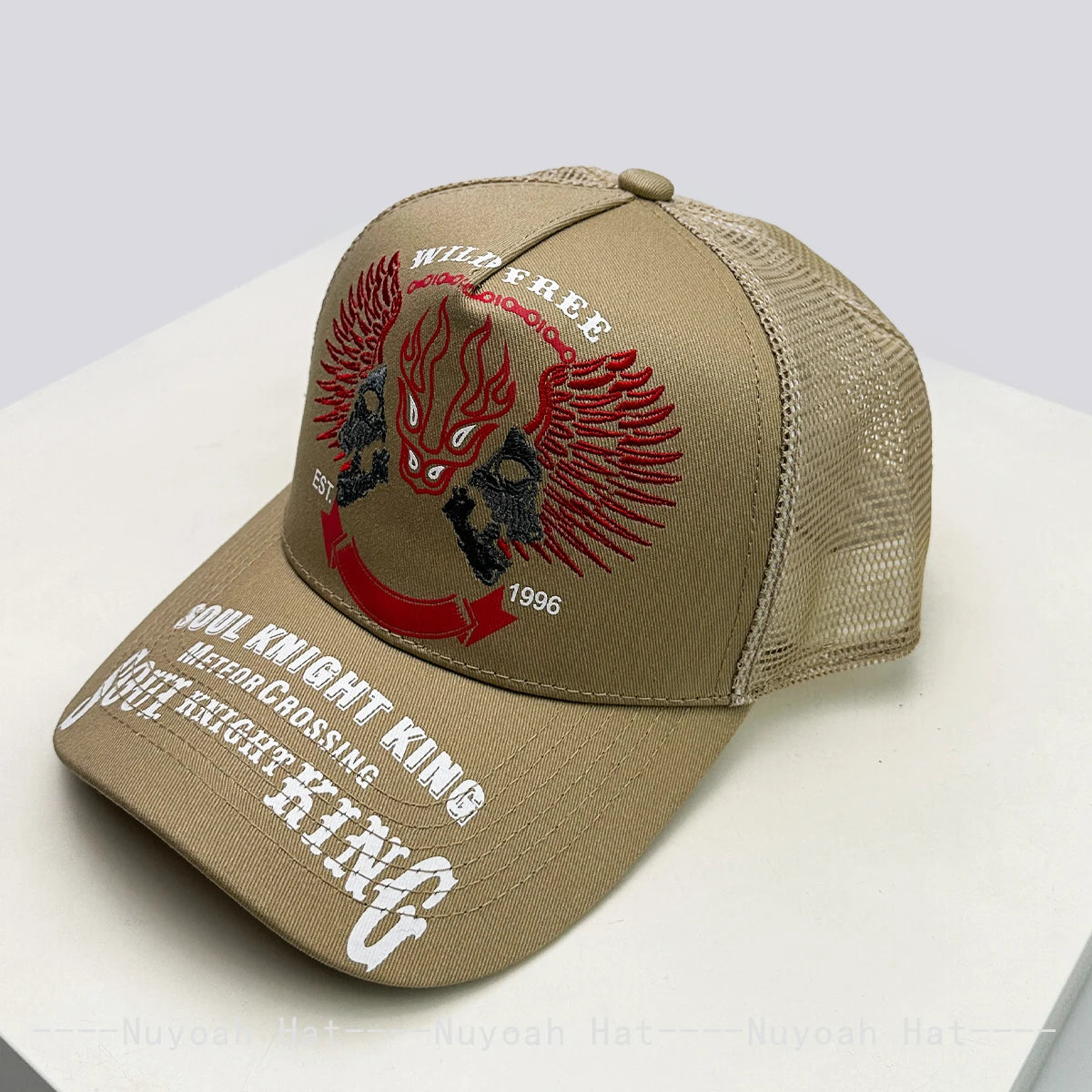 New Men Women Hip Hop Soul Knight King Embroidery Baseball Hats Breathable Personal Sunshade Trucker Caps Street Versatile ins