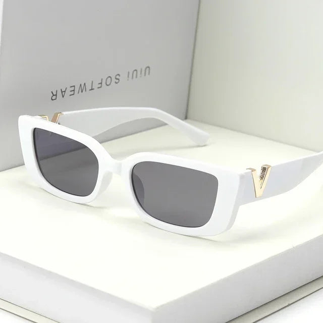 JNPCXI Retro Cat Eye Sunglasses Women Luxury Beige Sun Glasses Men Fashion Design