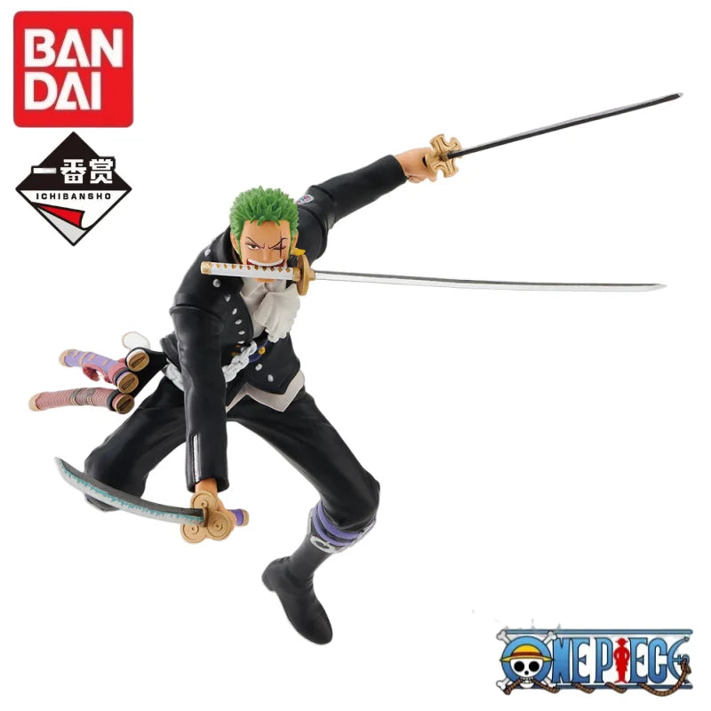 Special OfferIn Stock 100% Original Bandai Ichiban Kuji One Piece Film Red More Beat Zoro Chopper Nico Robin Franky Brook Missio