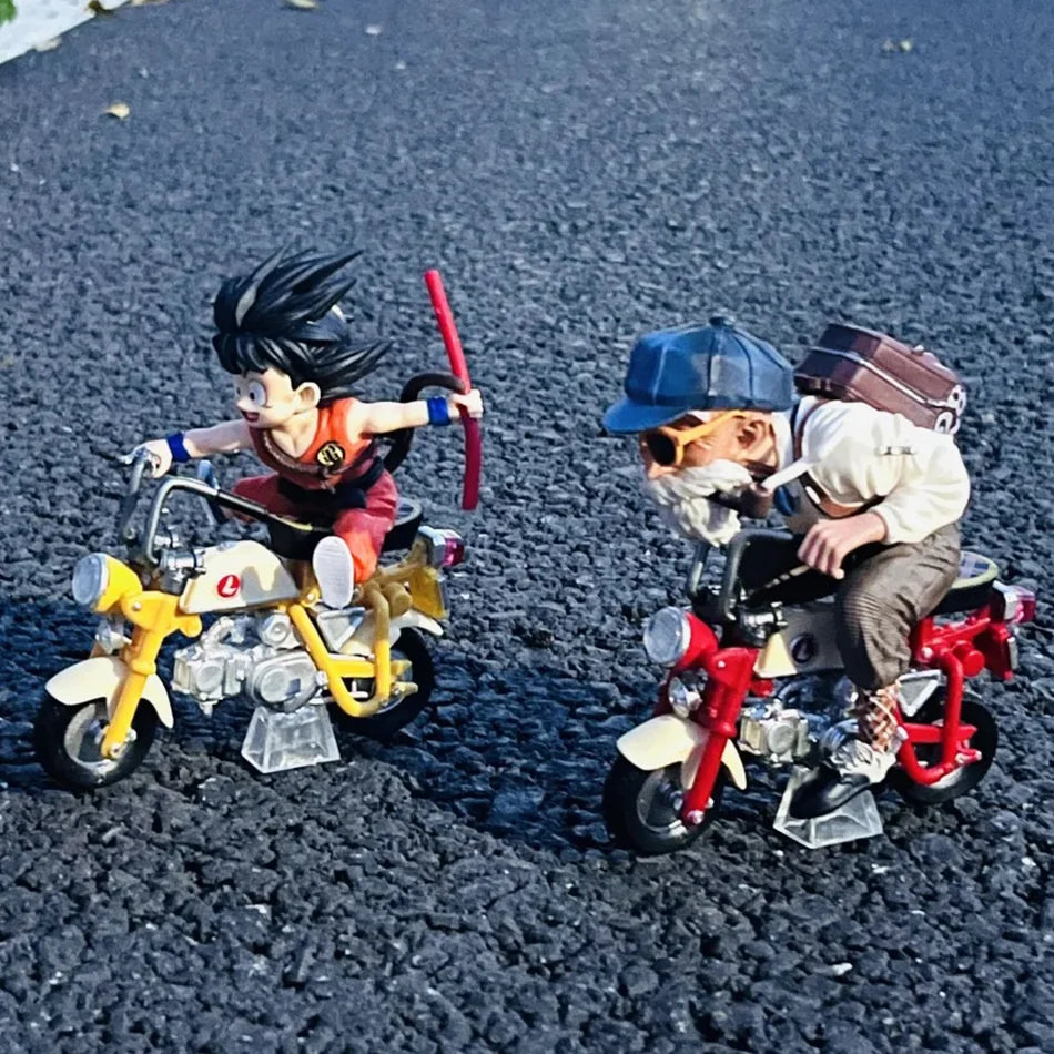 Dragon Ball Biker Series Anime Figures Shenron Goku Vegeta Trunks PVC Model