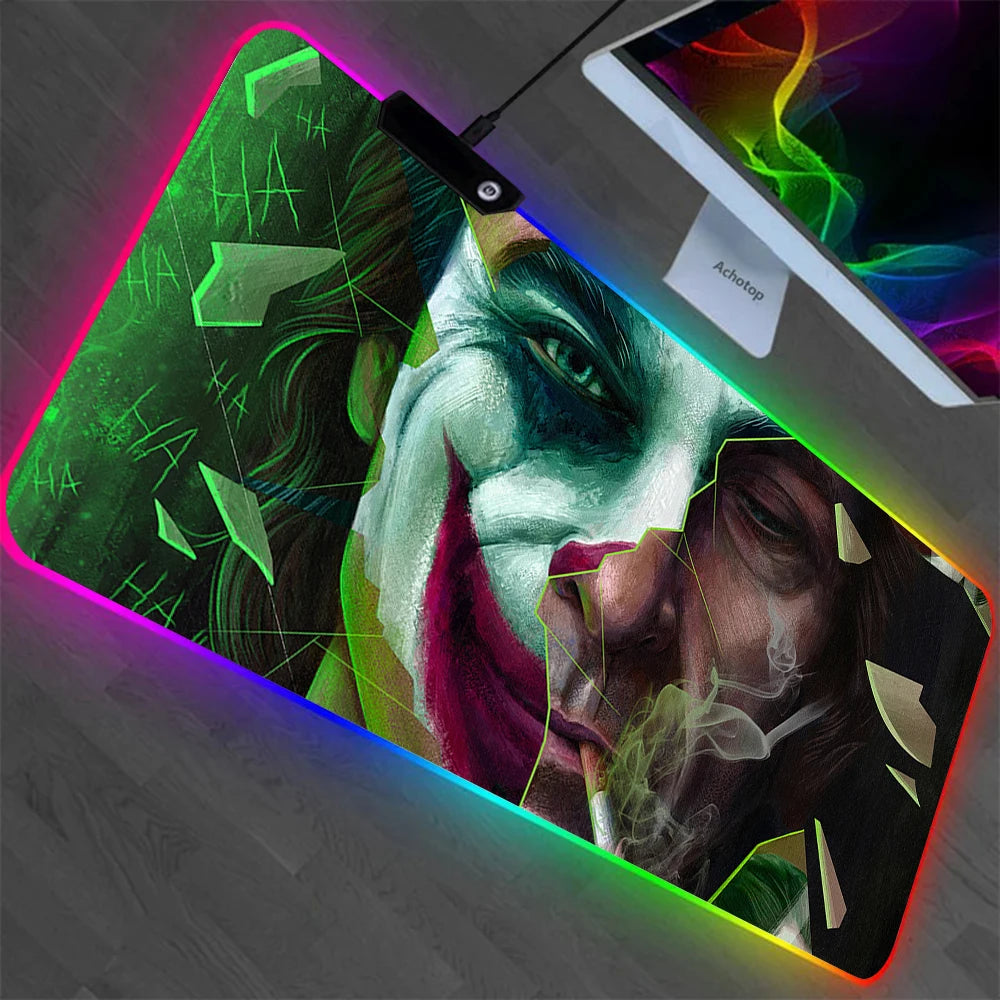J-jokers RGB Pc Gaming Poker Keyboard Mouse Pad Mousepad LED Glowing Mouse Mat7