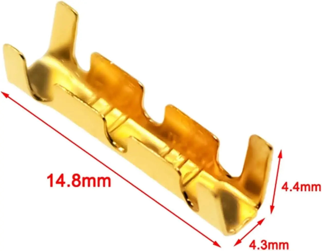 1000pcs 453 0.3-1.5MM U-Shaped Terminal tab Cold Inserts Terminal Wire Connector terminal electric Small Teeth Terminal