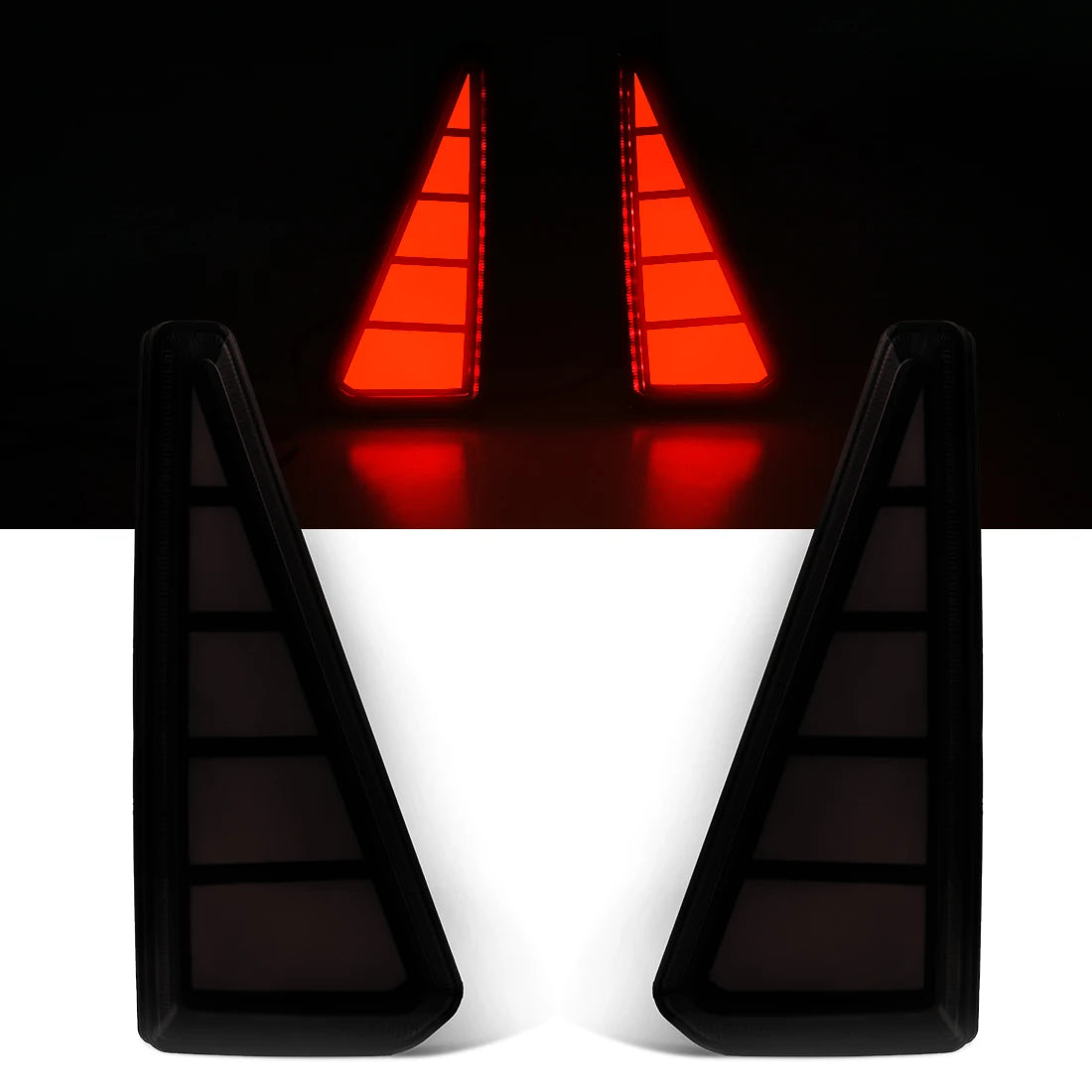 For Toyota NOAH VOXY 80 Series 2014 2015 2016 2017 2018 Rear Bumper Reflector Light Sequential Turn Signal Brake Driving Lamp