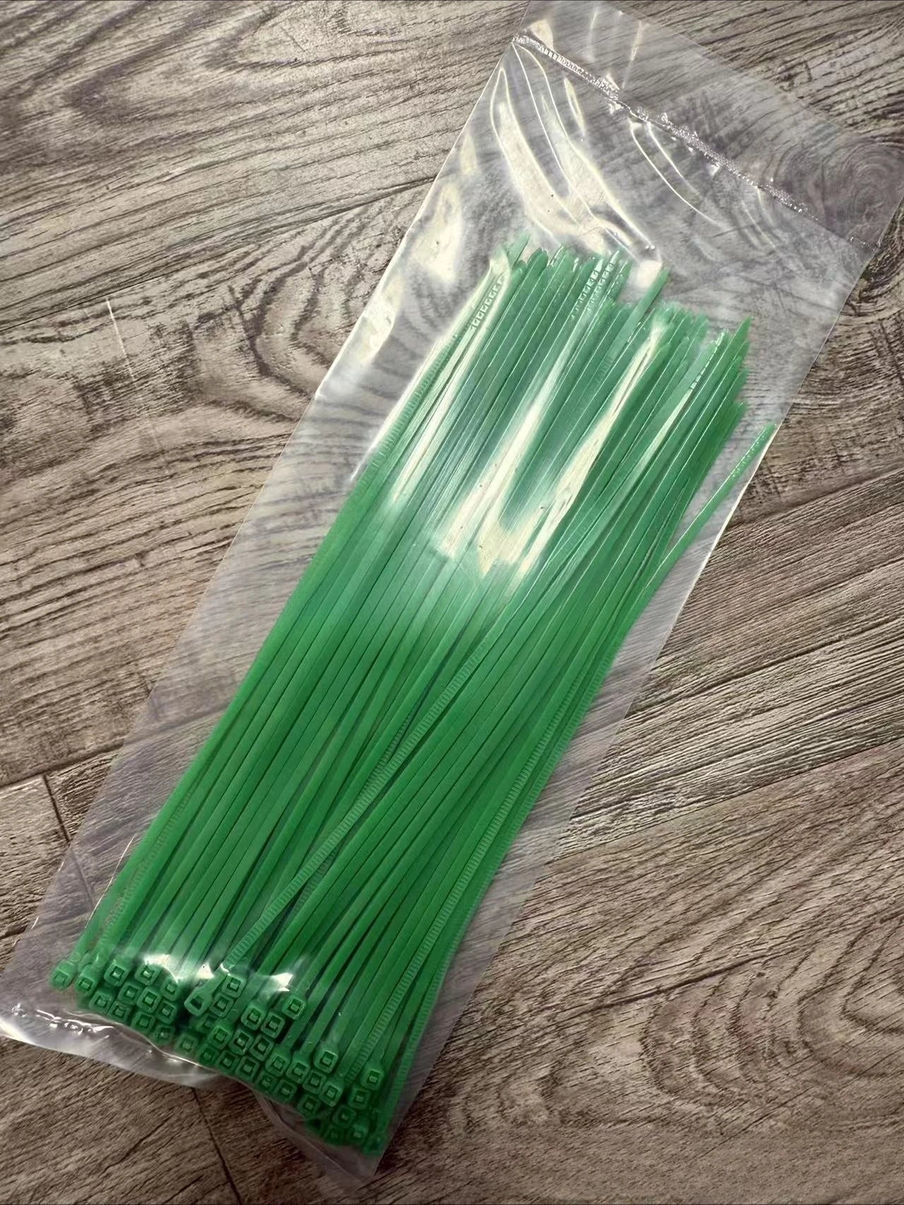 100PCS Colorful Self-Locking Nylon Cable Ties: Strong Multi-Color Zip Ties for Home Garden, Red Green Orange