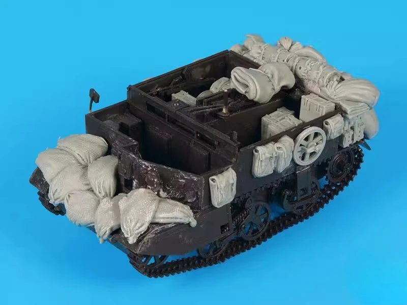 High Quality 1:35 Cast Resin Model Tank Bren Carrier Accessories Set No2 Parts Pile Up Set Unpainted