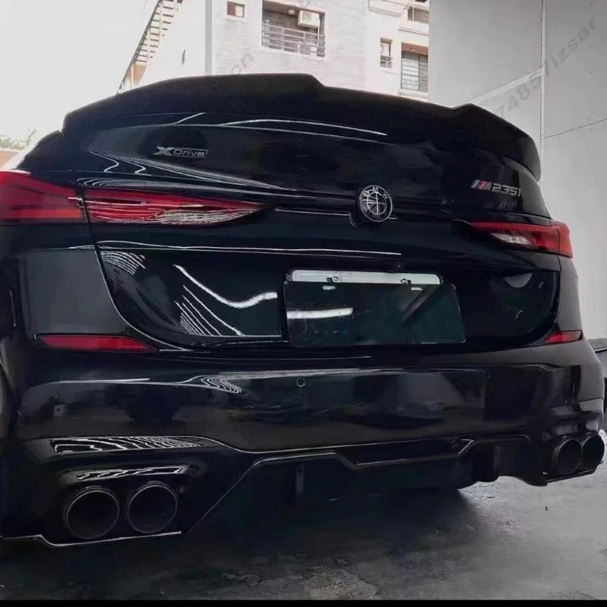 For BMW 2 Series F44 M Sport 220i 228i M225I M235 2020-2024 Car Rear Bumper Diffuser Lip Splitter Spoiler Body Kits Tuning Black
