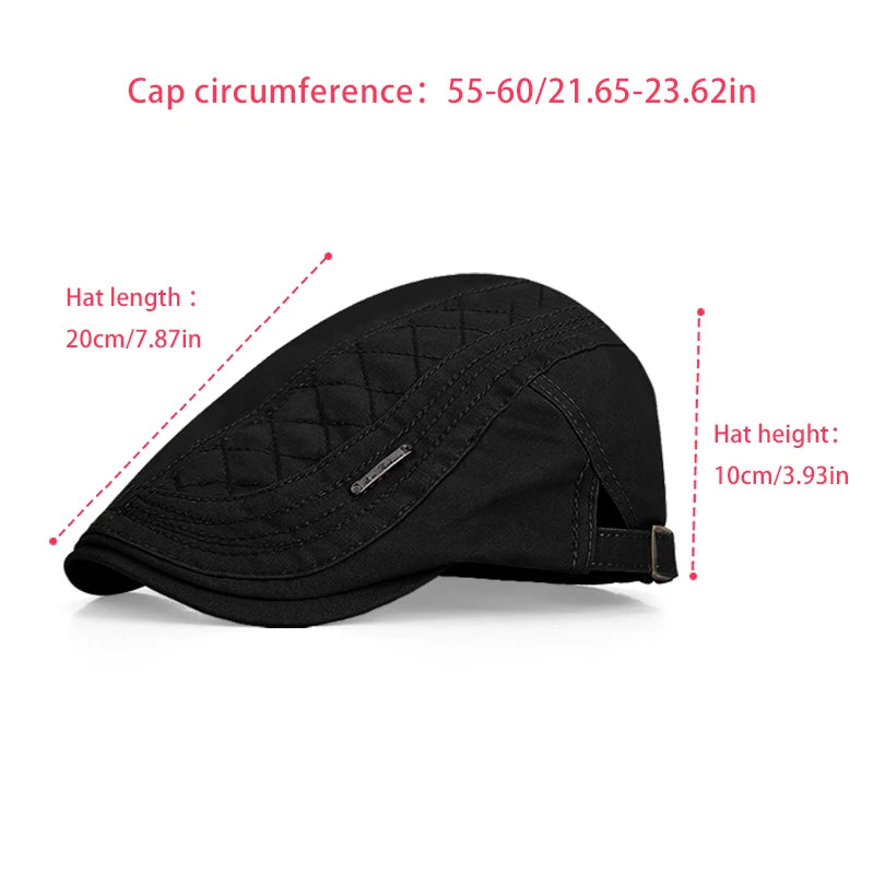 6165-New men's spring/summer forward hats - artistic casual painter hats - outdoor sun protection beanie - baseball cap