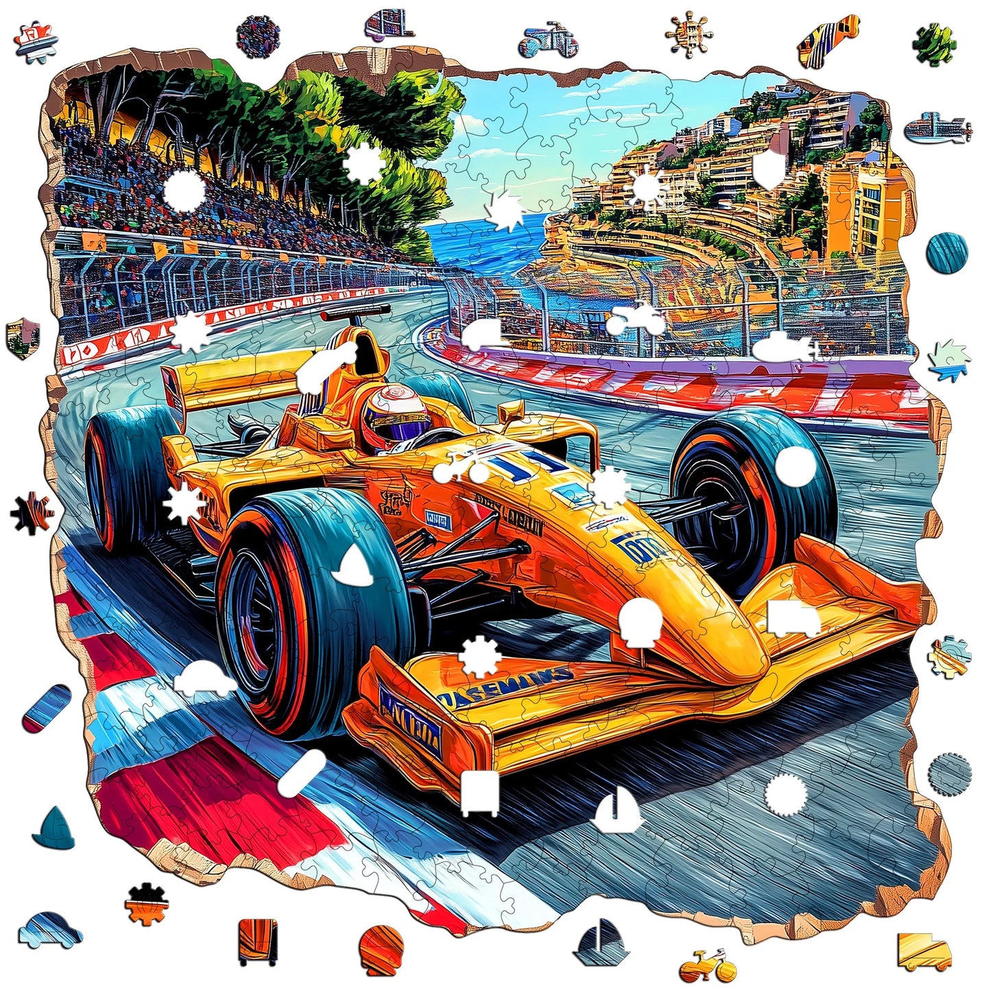 Speed and Challenges Wooden Jigsaw Puzzle Wooden Home Decor Christmas and Halloween Gift Toy For Teen And Kid