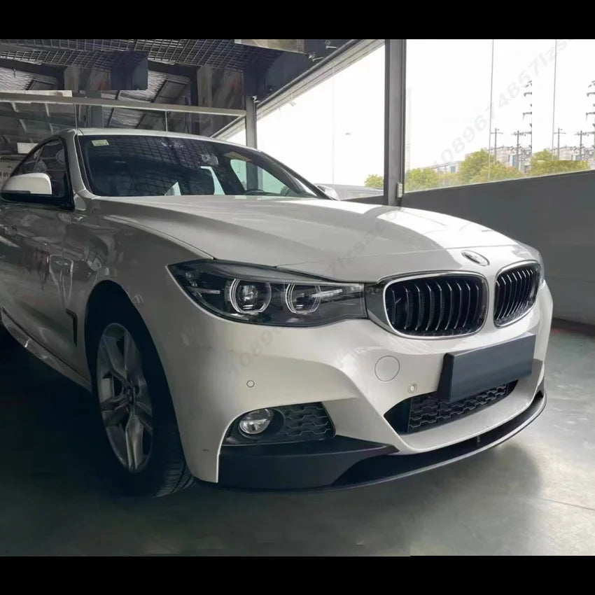 For BMW 3 Series GT F34 328i 330i 335i 340i M Sport 2013-2019 Car Front Bumper Lip Spoiler Lower Diffuser Splitter Body Kit ABS