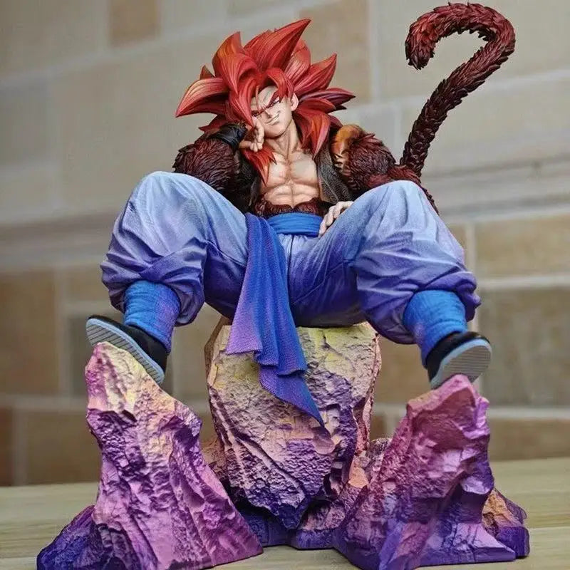JG Statue Dragon Ball Ssj4 Gogeta Figure Super Saiyan 4 Gogeta Pvc Action Figures Collection Model Toys Gifts