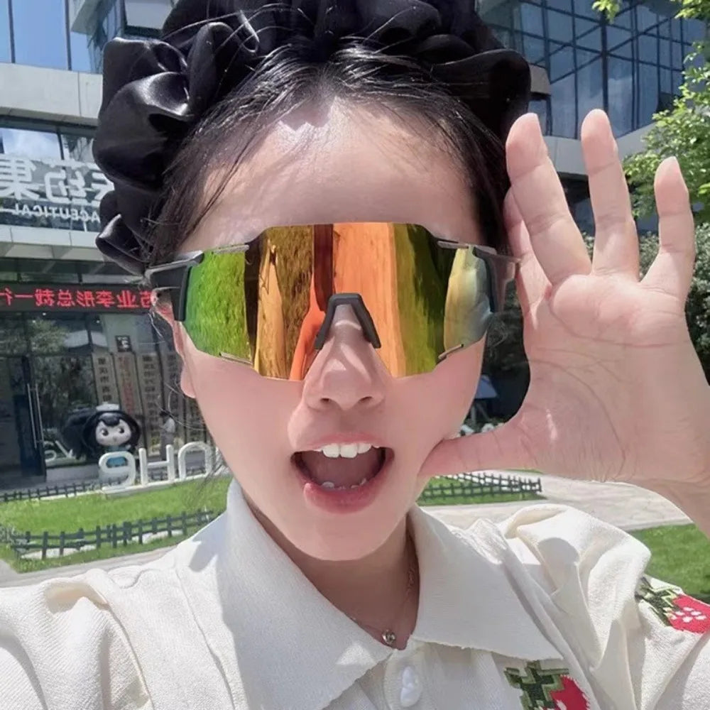 Fashion Outdoor Athletic Cycling Sunglasses for Cool Men Women Glasses Runing Sports Driving Road Bicycle Shades UV400