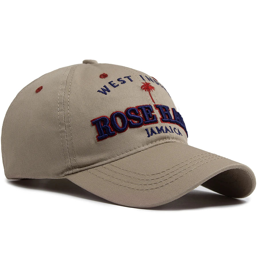 Men Letter Embroidery Baseball Cap Summer Visor Fashion Hip Hop Caps Snapback Women Casual Vintage Cotton Hat Unisex Adjustable