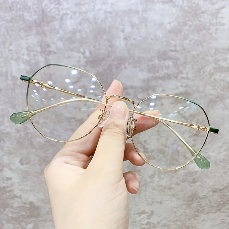 Korean Version Of The Trend Anti-blue Light Radiation Glasses Women's Eye Protection Flat Glasses