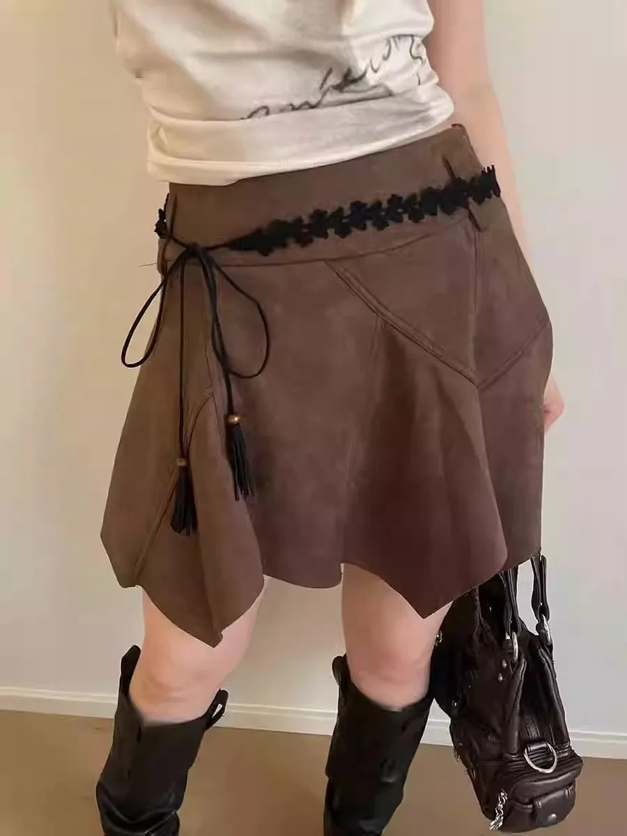 Bohemian Retro Folk Style Waist Chain Female Korean Version Of The New Dress With High-Grade Belt With White Waist Rope