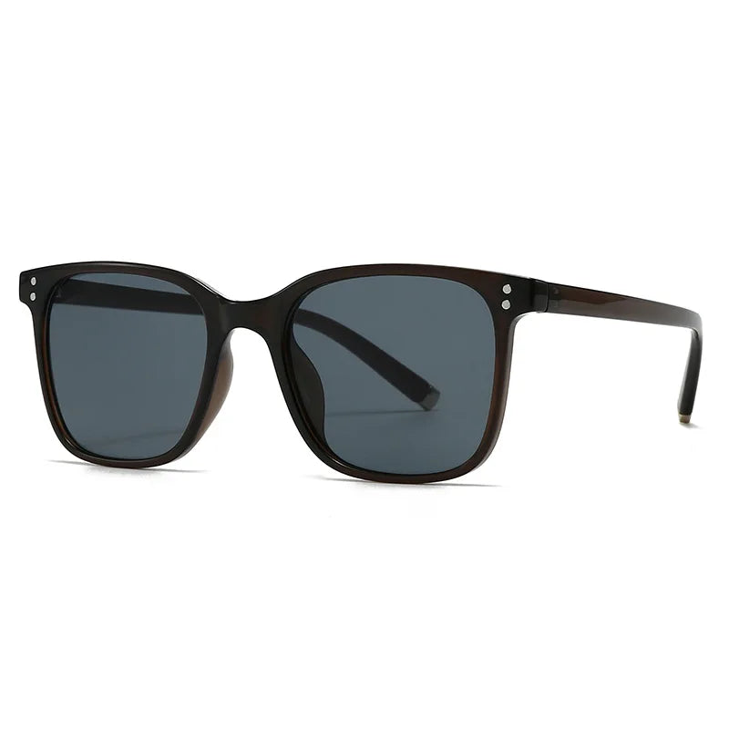 JNPCXI New Retro Square Women Luxury Sunglasses Fashion Rivets Blue Men Sun Glasses Shades UV400