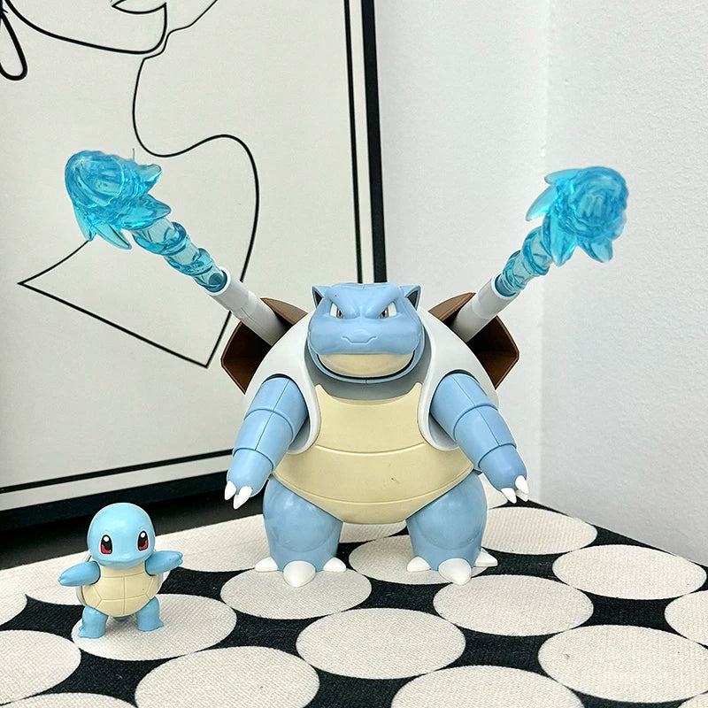 Let's Go! Pokemon Toys Pikachu Charmander Bulbasaur Squirtle Mew Building Blocks