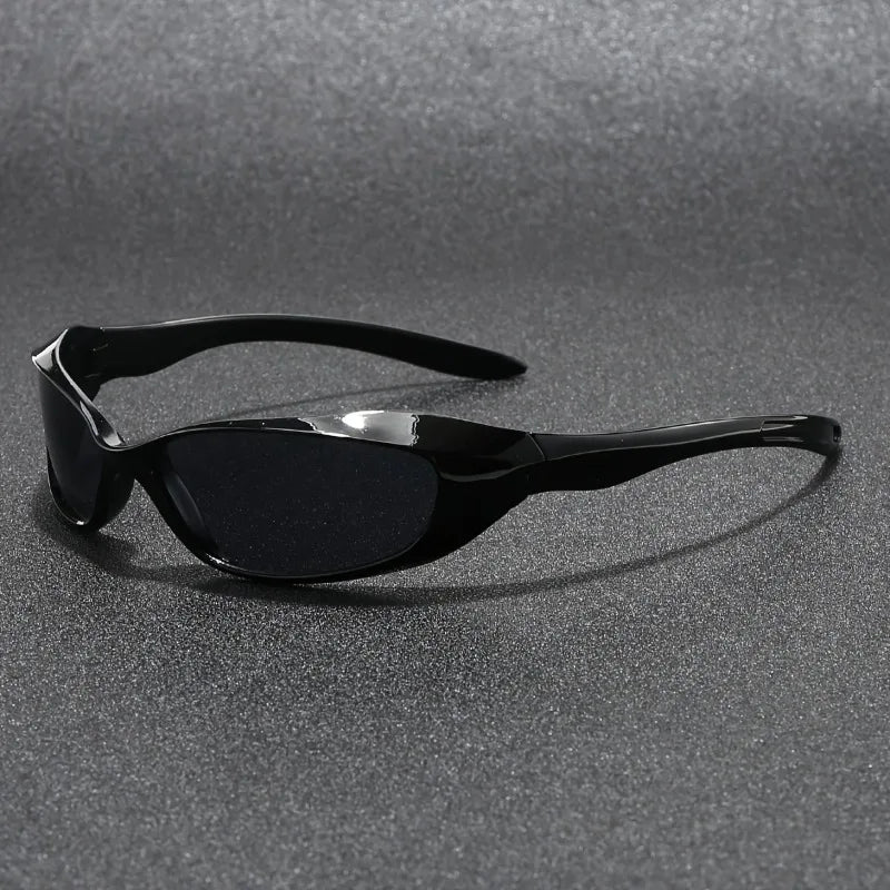 Futuristic Cyberpunk Sunglasses Y2K Millennium Hot Girl Street Photography Glasses Hip-hop Trendsetters Unisex Cycling Glasses