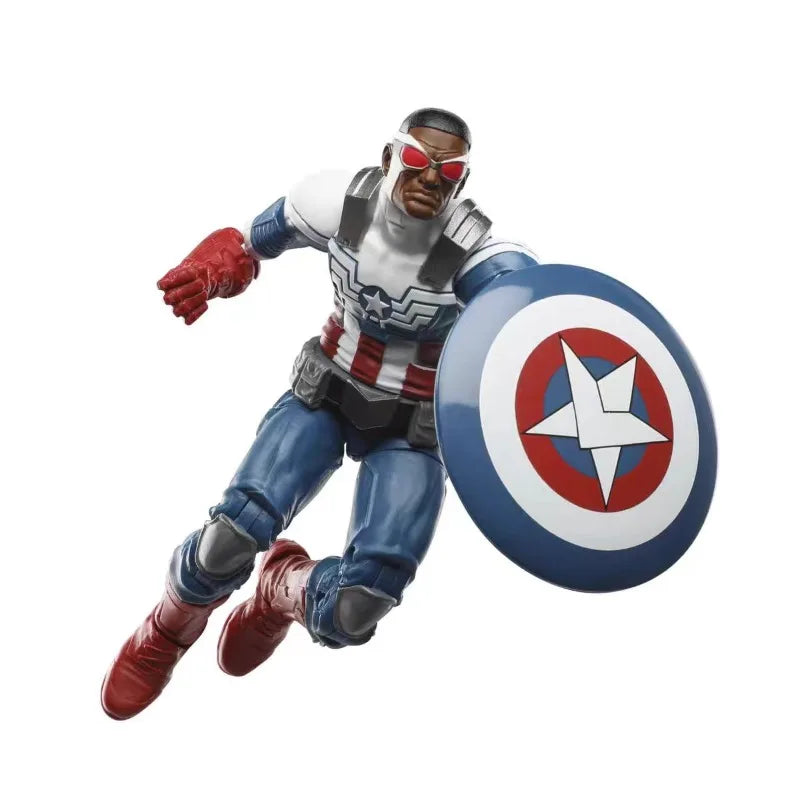 Original Hasbro Marvel Legends Series Captain America Anime Figure Collection Toys Models